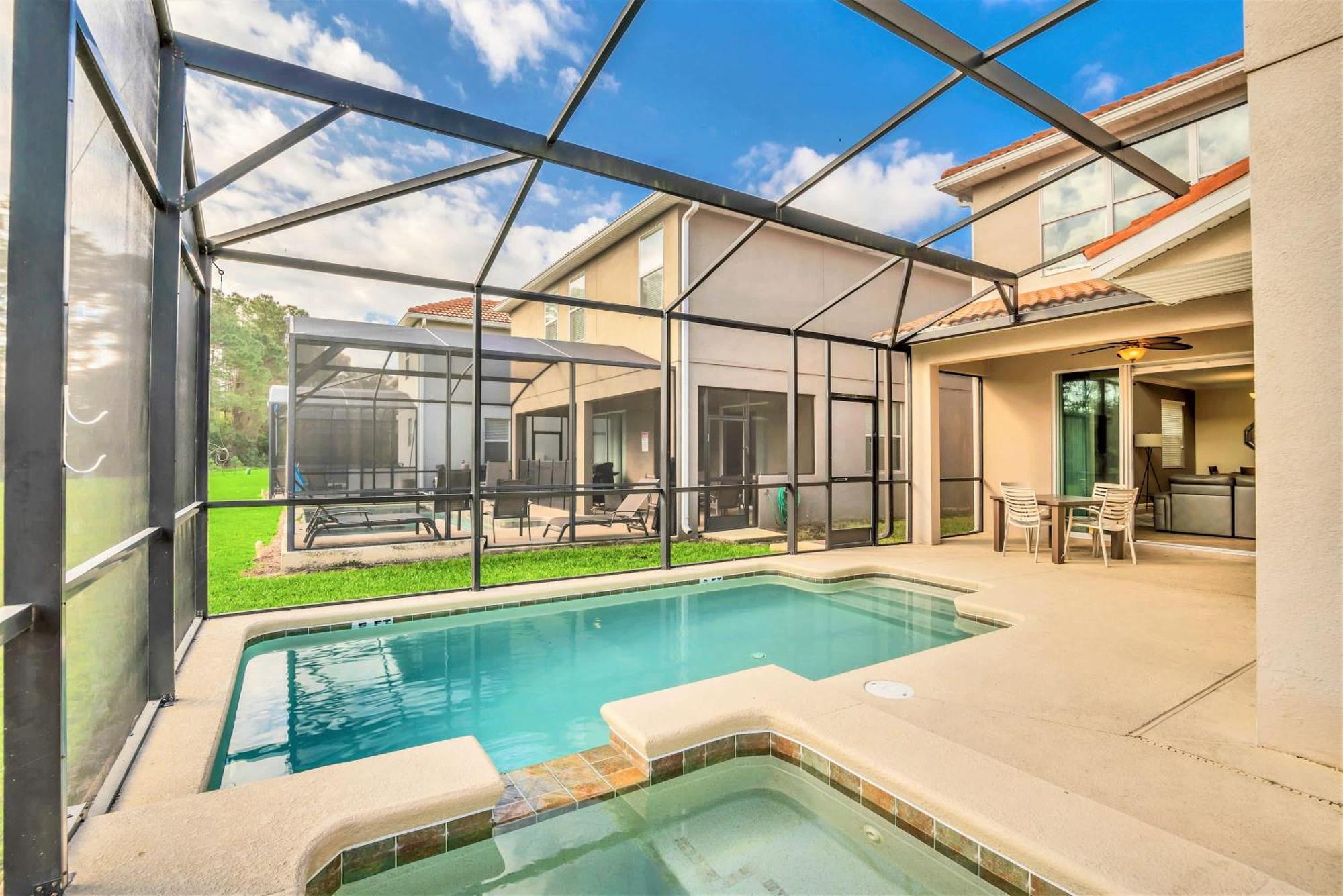 Near Disney - 5Br Home- Games Pool Hot Tub & Bbq Kissimmee Exteriér fotografie